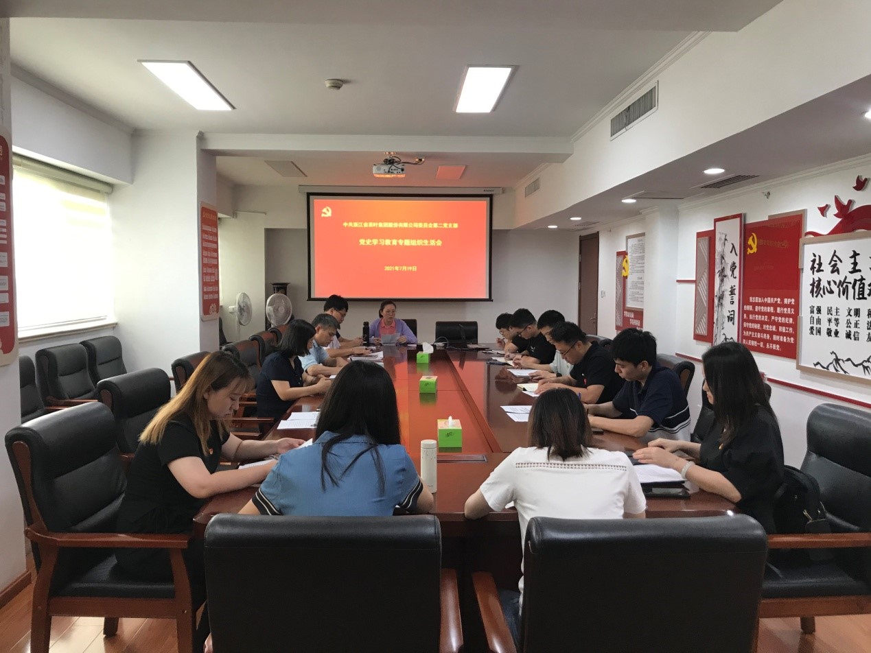 one体育
集团第二党支部召开党史学习教育专题组织生活会